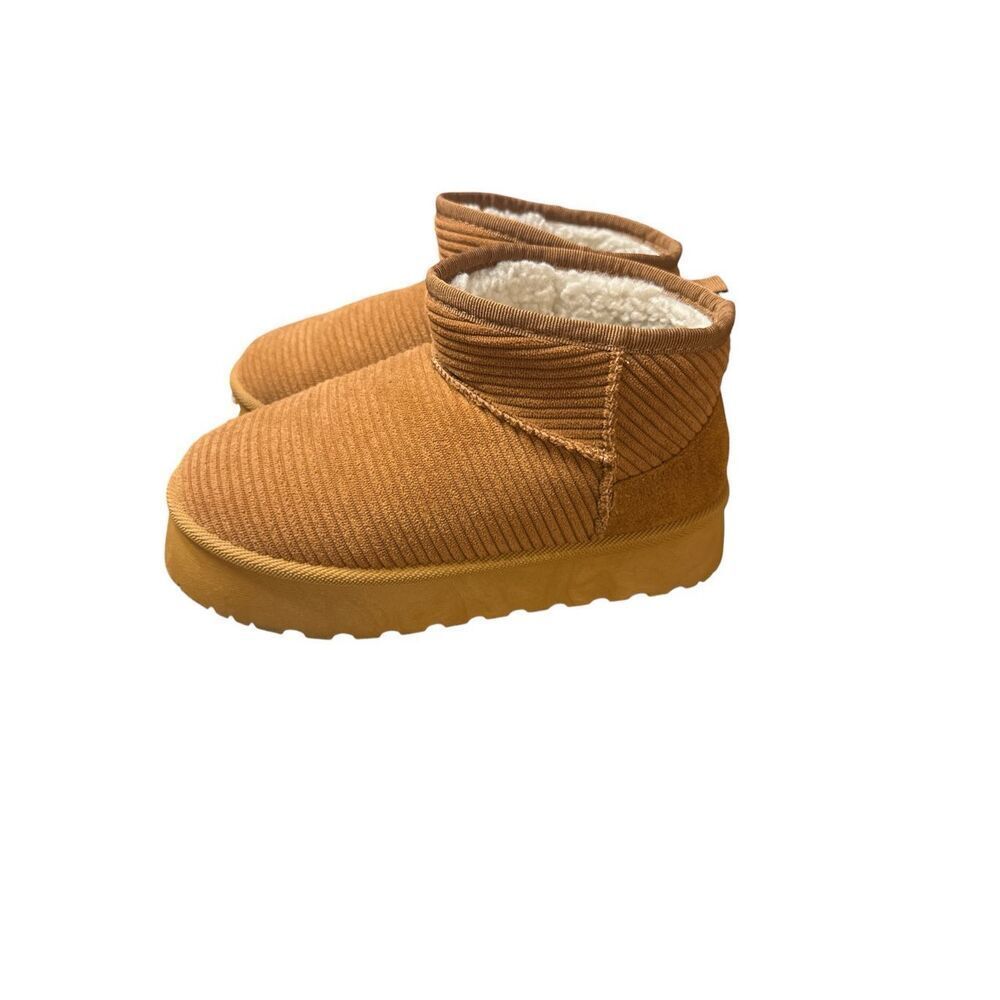 Dirty Laundry Yarroh corduroy platform booties womens size 7 - Picture 4 of 8